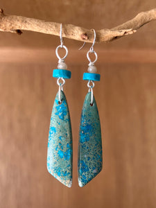 Jasper Gem Earrings