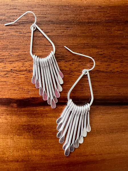 Waterfall Earrings - gold or silver