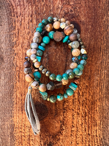 Turquoise Trio Stack