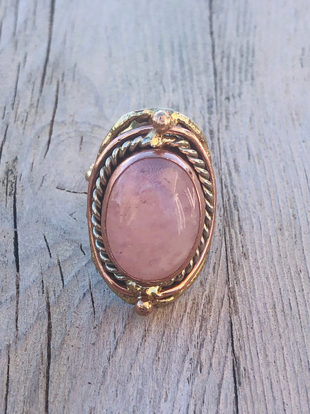 Blushing Morganite Ring